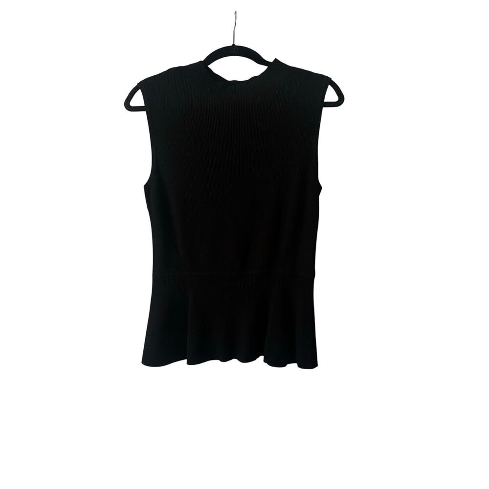 Talbots Sleeveless Ribbed Flowy Top